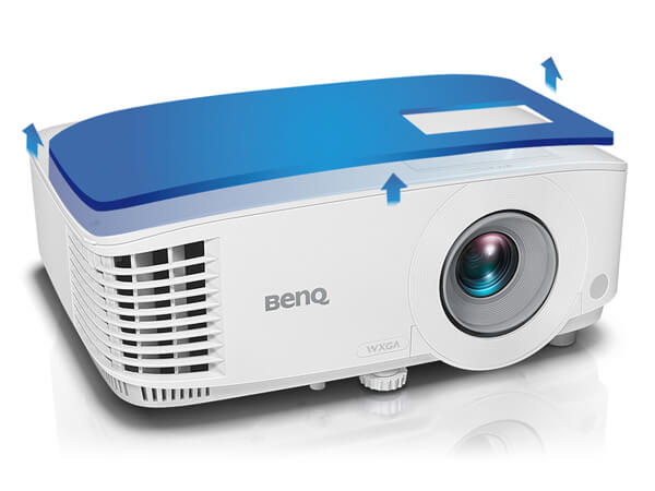 videoproiector Benq MH550 lampa schimbare 1