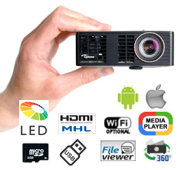 Videoproiector 3D Wireless Optoma ML750e functii