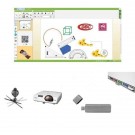 Pachet interactiv IQboard Expert ST 94" - Bright Minds cu pentray interactiv si adaptor wireless USB (fara umbre)