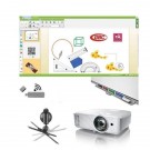 Pachet interactiv IQboard Expert ST 101" Visionary Minds cu pentray interactiv, incinte acustice integrate si adaptor wireless USB