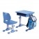 Set birou si scaun copii SingBee Student Desk ST-A-BL albastru lateral ghiozdan