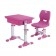 Set birou si scaun copii SingBee Student Desk ST-A-PK roz