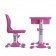 Set birou si scaun copii SingBee Student Desk ST-A-PK roz lateral
