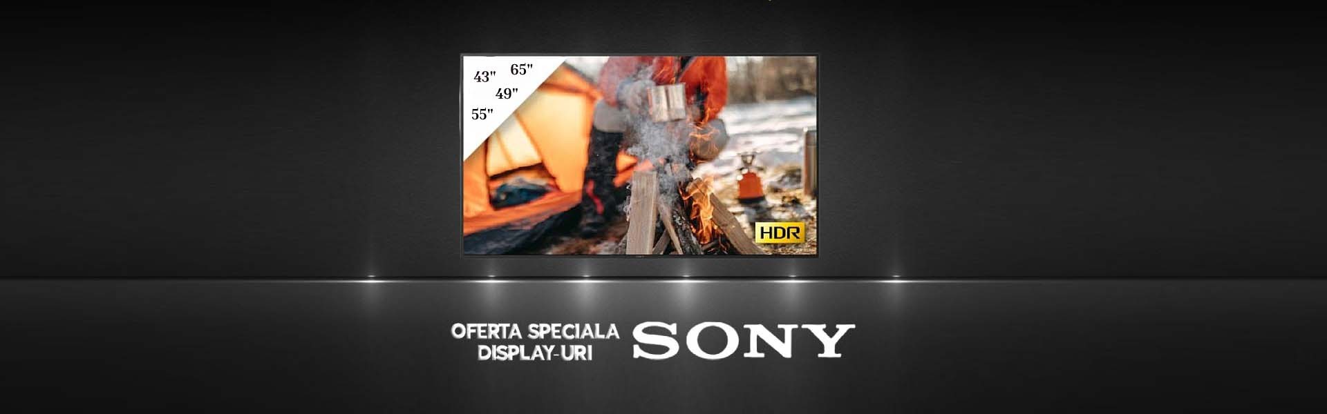 Oferta promotionala display Sony